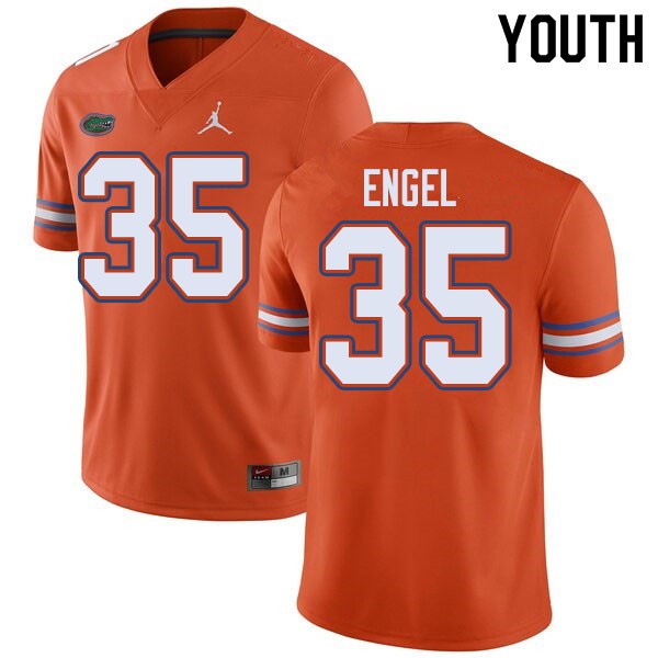 Jordan Brand Youth #35 Kyle Engel Florida Gators College Football Jerseys Orange